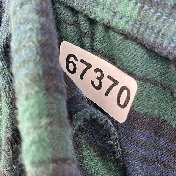 LL BEAN Pajama Pants Mens L Scotch Plaid Blackwatch Flannel Lounge PJs Green - Picture 13 of 13